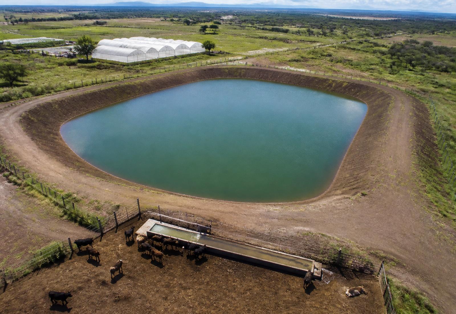 Earthworks and civil works for wind turbine foundations at Kipeto Wind Farm