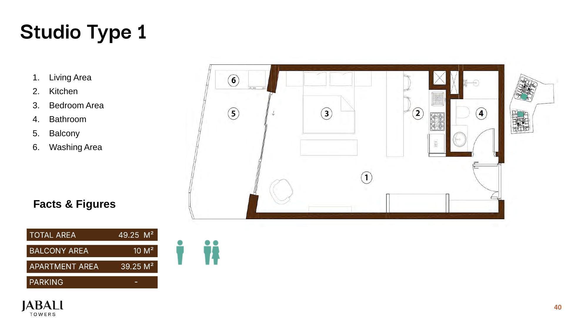 Studio floor plan