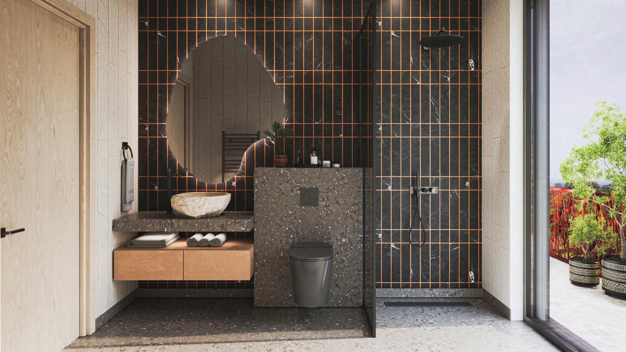 Bathroom finishes