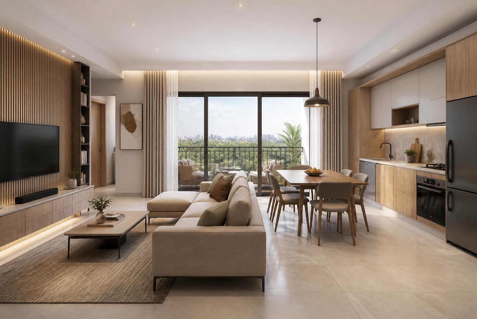 One bedroom living